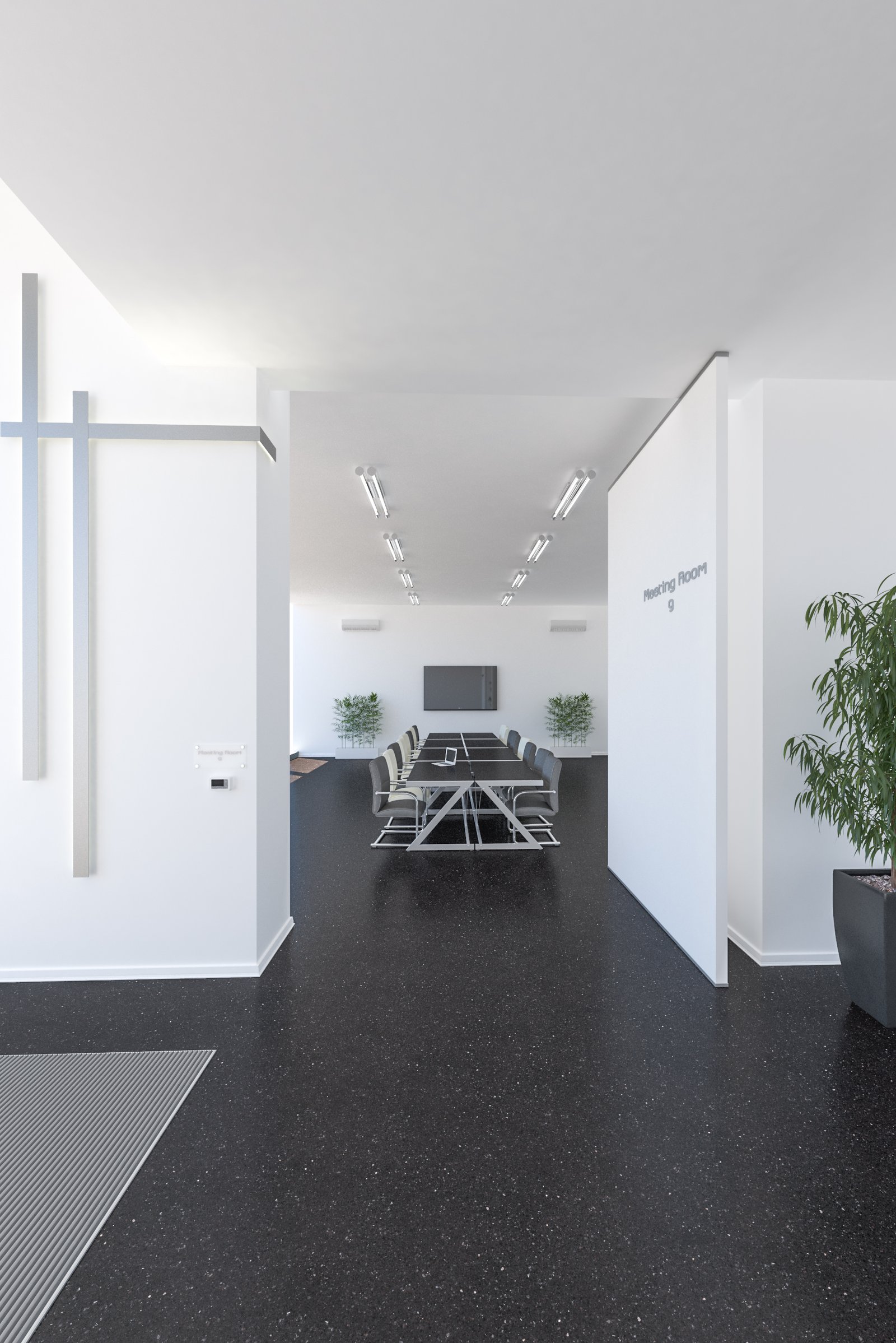 2019 Taurus Terazzo Dark Private office Bern Switzerland 1