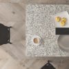 2021 Taurus Terazzo White Private residence kitchen 02 scaled
