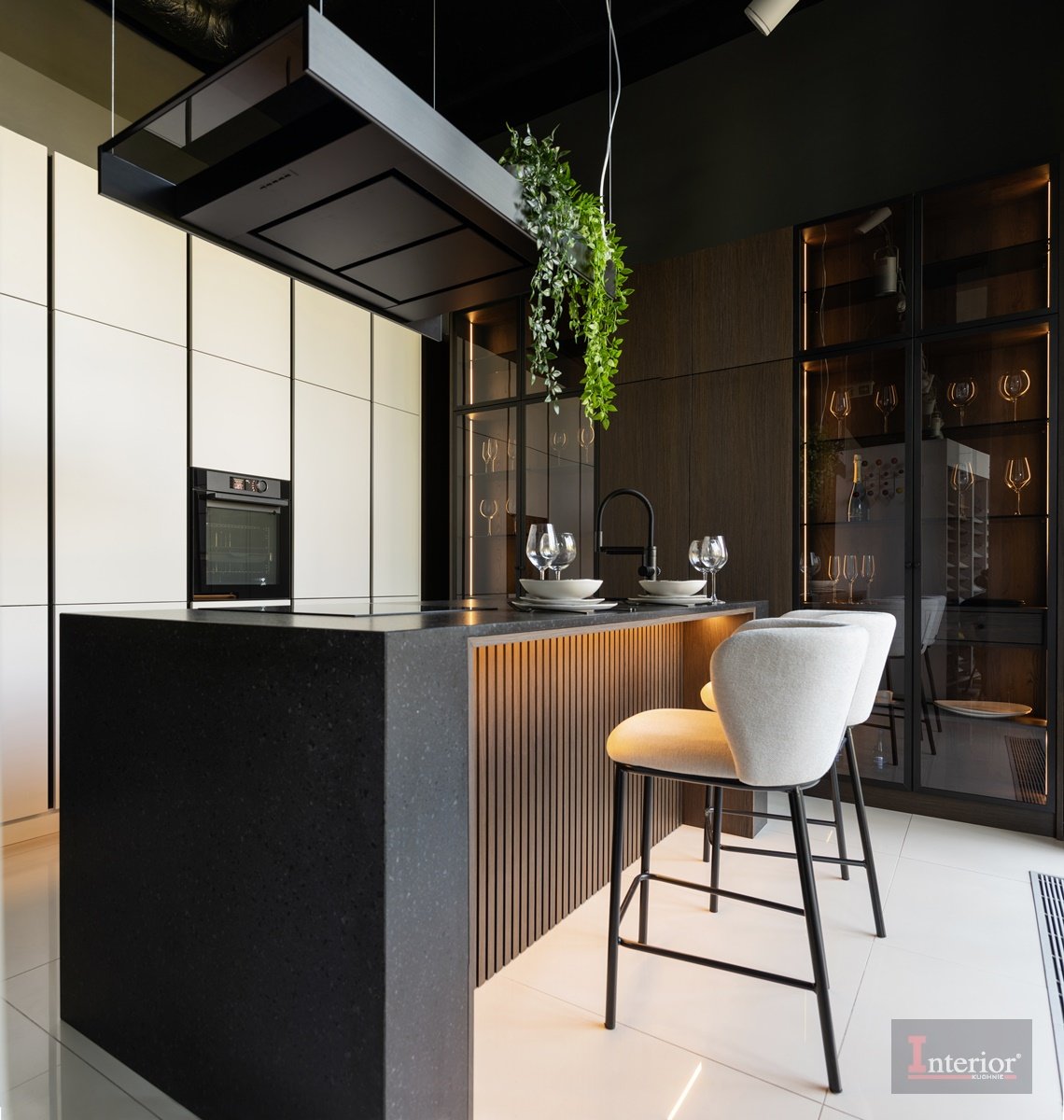 2024 Taurus Terazzo Dark Commercial realization Interior Kuchnie Granmar Poland 1