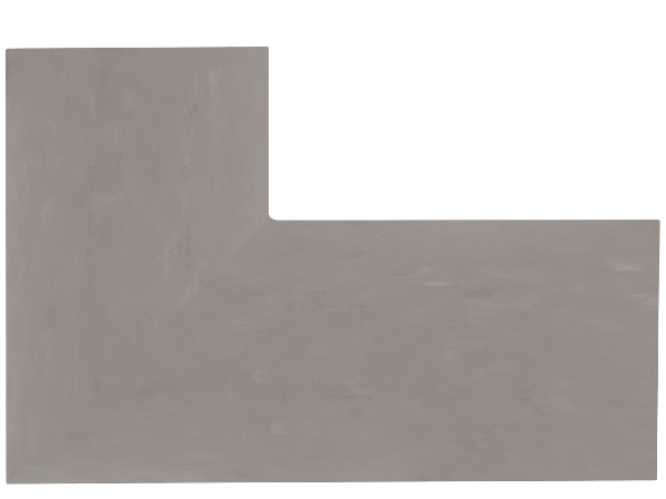 ash concrete l shape