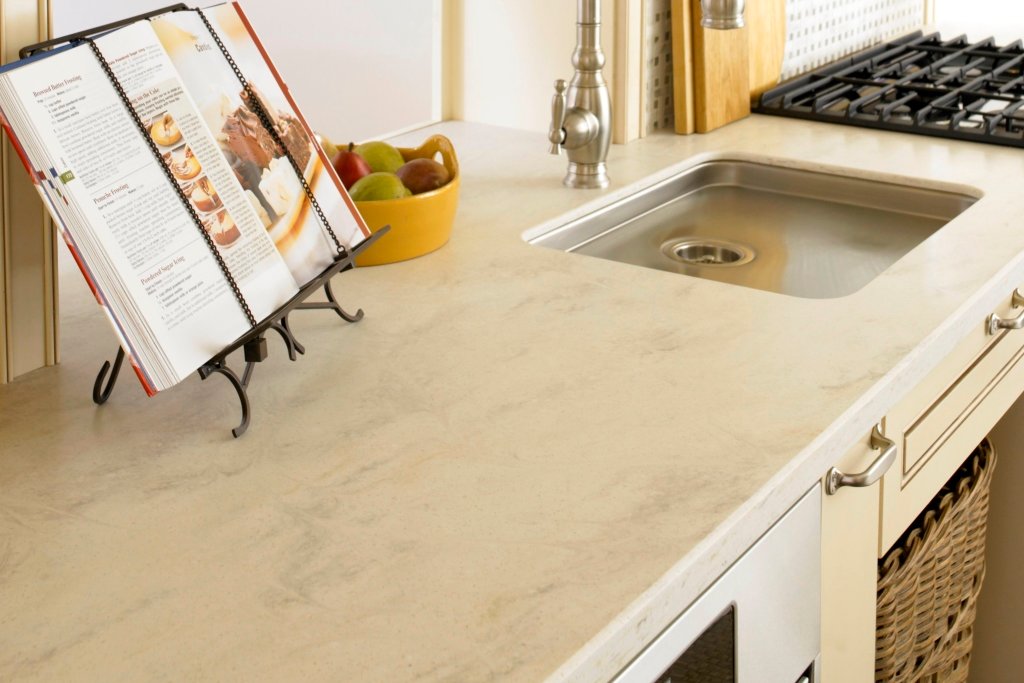 corian colours kitchen clam shell
