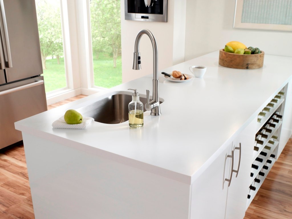corian colours kitchen designer white