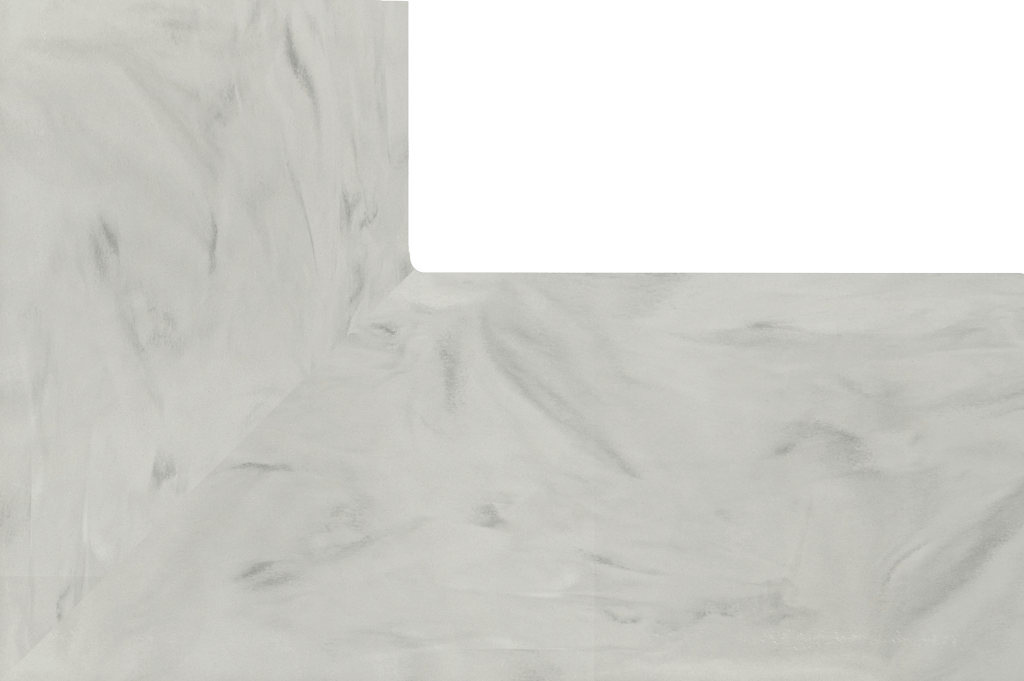 corian artista gray lshape